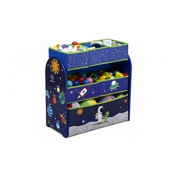 Delta Children Alfie De Astronaut Tb83402Aa Houten Speelgoed Opbergkast> Houten Speelgoed Opbergkast