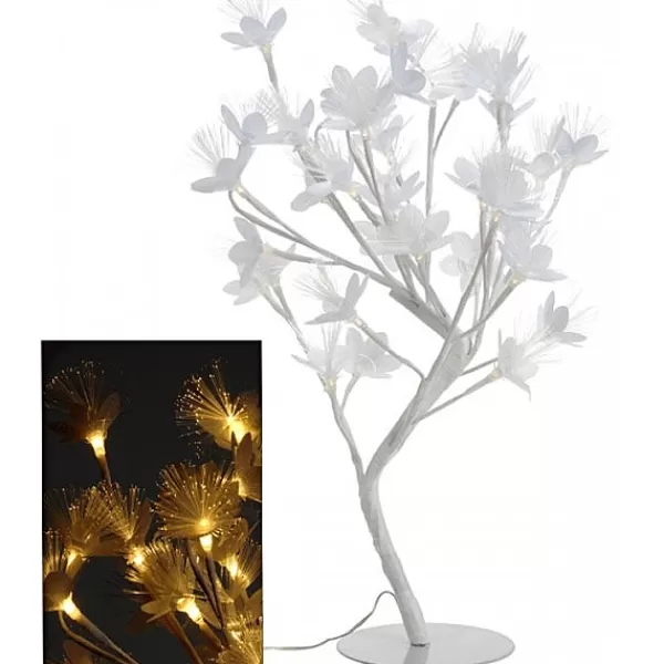 Christmas Decoration Bloemenboom Met Fiberverlichting 45Cm> Kerstverlichting