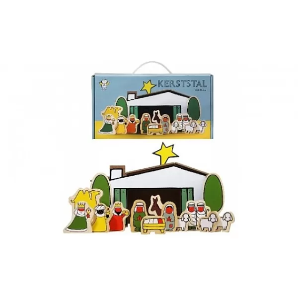 Dick Bruna Houten Kerststal> Kerststal