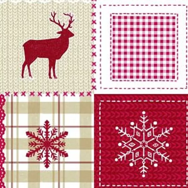 Duni Servetten 33X33 Cm Scandic Star> Kerst Tafeldecoratie