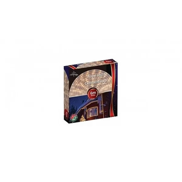 GETX Ed-49172 Kerstmis Lichtslinger Wit 6 Meter Outdoor 240V> Kerstverlichting