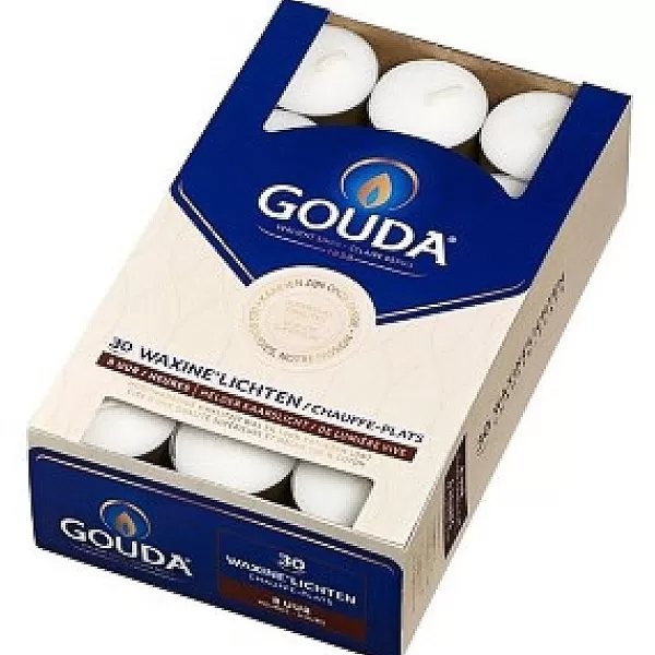 Gouda Waxinelicht 8 Uur Doos 30 Stuks> Kaarsen En Lantaarns