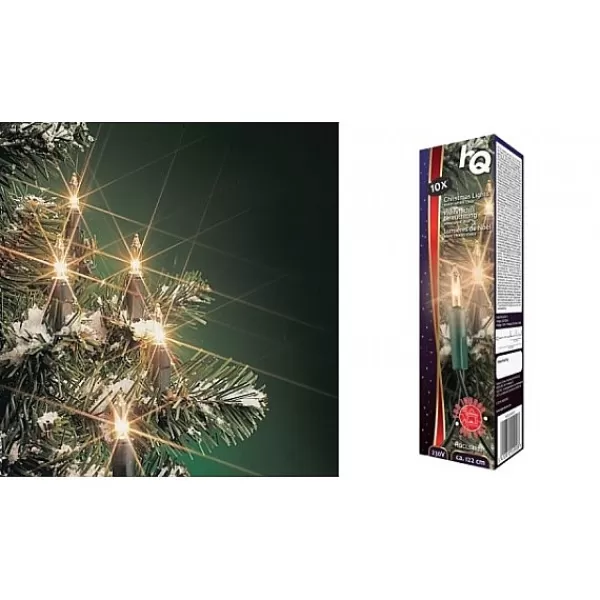 HQ LED Hq Hqcls48701 Kerstverlichting 10 Lampjes 10.8W 1,22M Warm Wit Binnen> Kerstverlichting