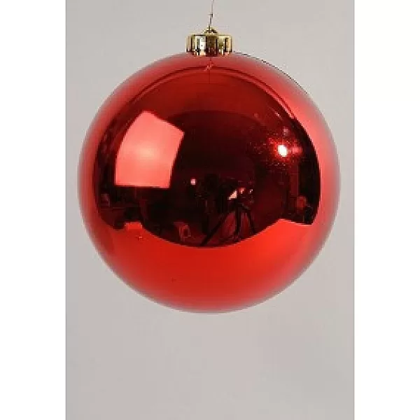 KSD Electrical Kerstbal Kunststof 20Cm Kerstrood> Kerstballen