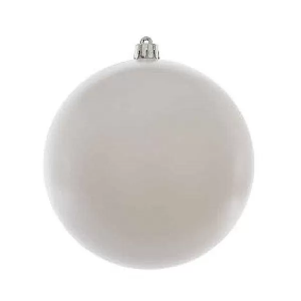 KSD Electrical Kerstbal Kunststof Mat 20Cm Winterwit> Kerstballen