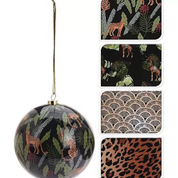 Christmas Decoration Kerstbal Lush Stay Wild 10Cm Assorti> Kerstballen