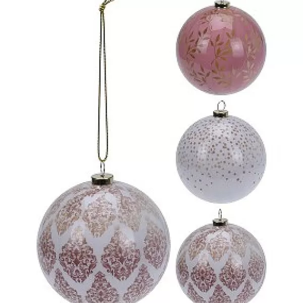 Christmas Decoration Kerstbal Pretty 100Mm Assorti> Kerstballen