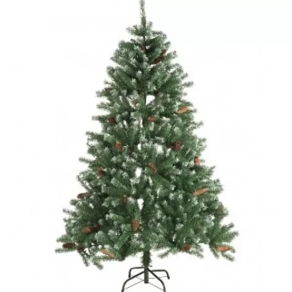 Christmas Gifts Kerstboom 210Cm 1024 Tips Met Sneeuw En Dennenappels> Kunstkerstboom Zonder Verlichting