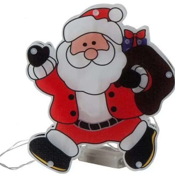 Christmas Gifts Kerstfiguur Kerstman Met 10 Led'S> Kerstman