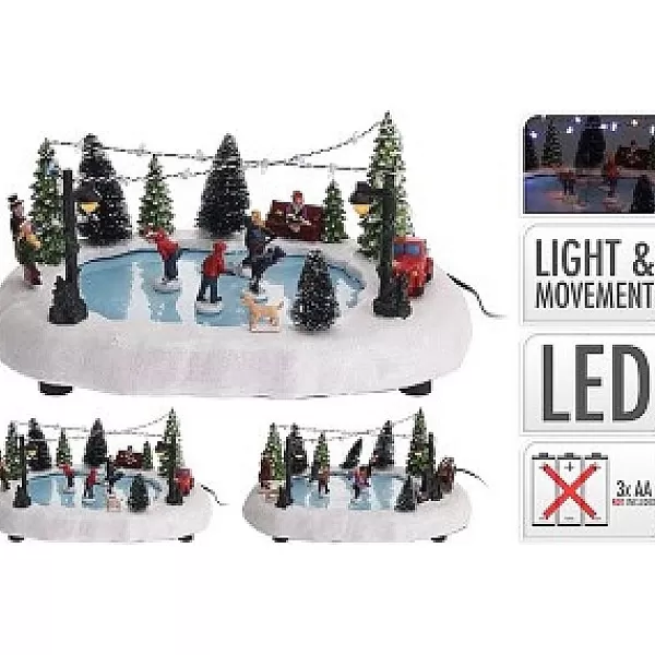 Christmas Gifts Kersttafereel Met Led Asorti> Kerstdorp