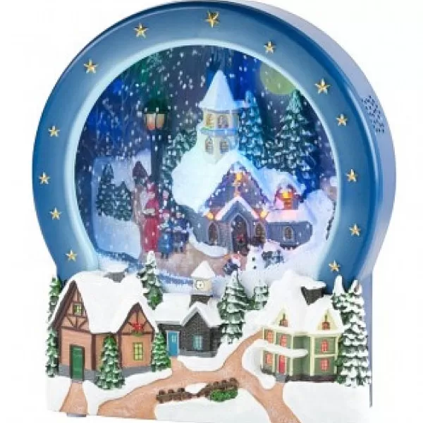 Christmas Gifts Kersttafereel Met Sneeuw En Verlichting> Kerstdorp