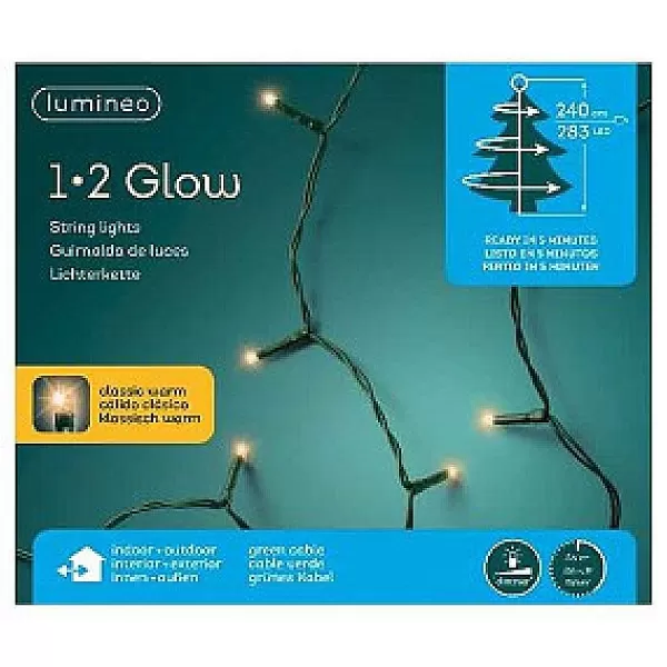 Lumineo Kerstverlichting 1-2 Glow 240Cm 283Xled> Kerstverlichting