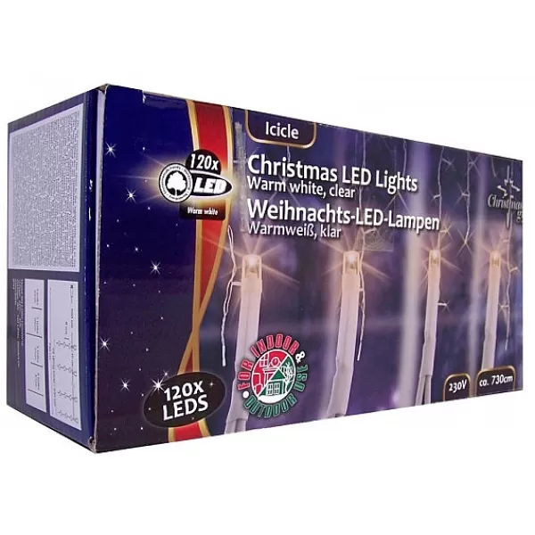 Christmas Gifts Kerstverlichting Ijspegels Wit 120 Leds> Kerstverlichting