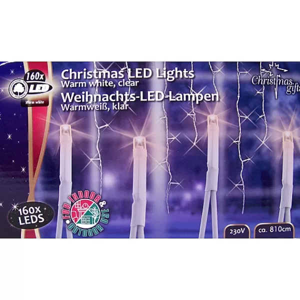 Christmas Gifts Kerstverlichting Ijspegels Wit 160 Leds> Kerstverlichting