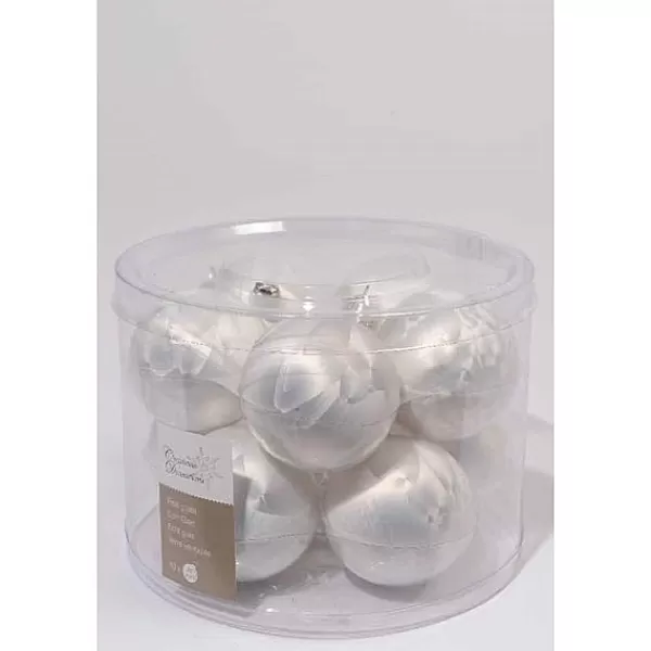 Christmas Decoration Koker A 10 Kerstballen Mat 60Mm> Kerstballen