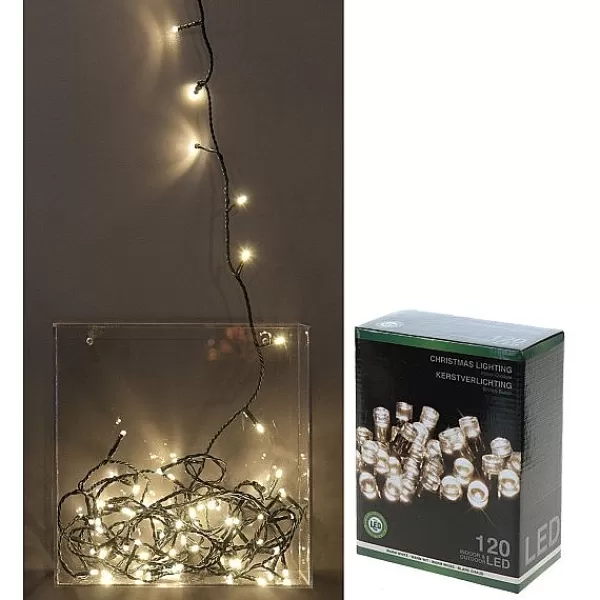 Christmas Decoration Ledverlichting 120 Lampjes Warmwit Binnen En Buiten> Kerstverlichting