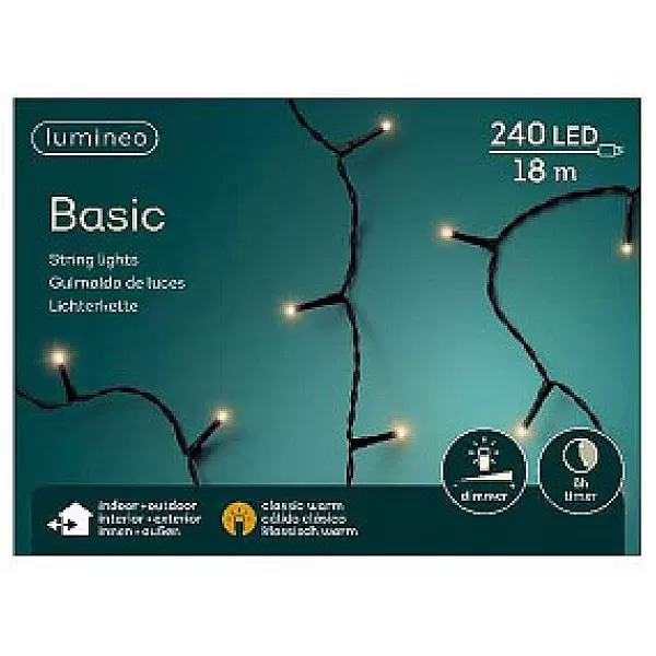 Lumineo Led-Verlichting Basic Lights Buiten 240L> Kerstverlichting