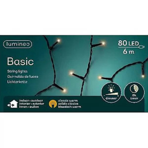 Lumineo Led-Verlichting Basic Lights Buiten 80L> Kerstverlichting