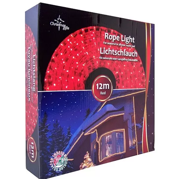 Christmas Gifts Lichtslang Rood 12M> Kerstverlichting