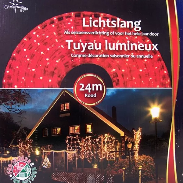 Christmas Gifts Lichtslang Rood 24M> Kerstverlichting