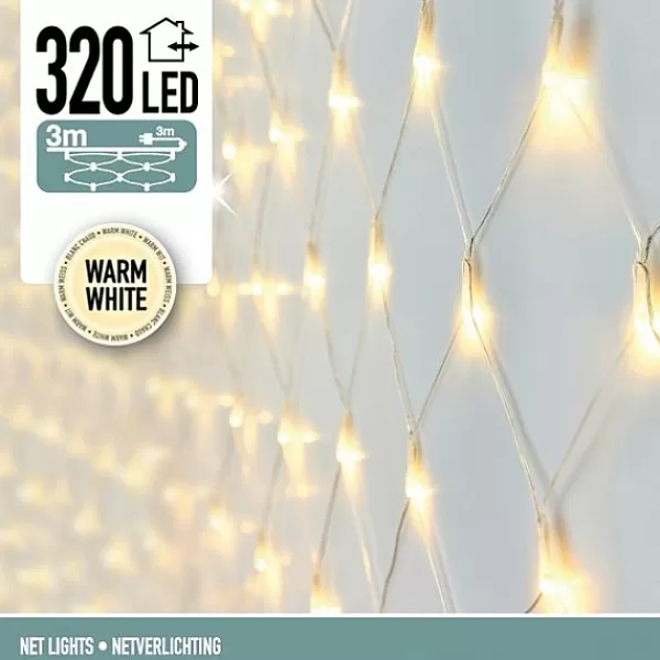 Decorative Lighting Netverlichting 320 Led'S 300 X 150 Cm Warm Wit> Kerstverlichting