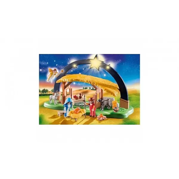 Playmobil 9494 Kerststal + Heldere Ster Met Licht> Kerst Speelgoed