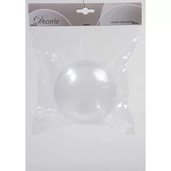 Decoris Vulbal Transparant Helder Dia12Cm> Kerstballen